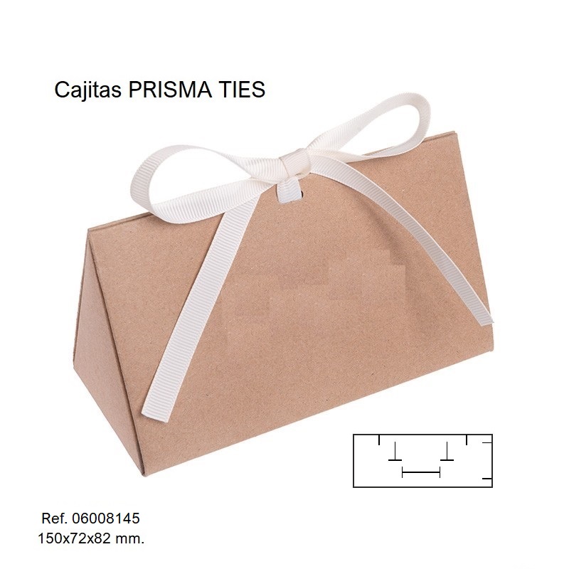Cajita Prisma Ties multiuso 150x88x82 mm.